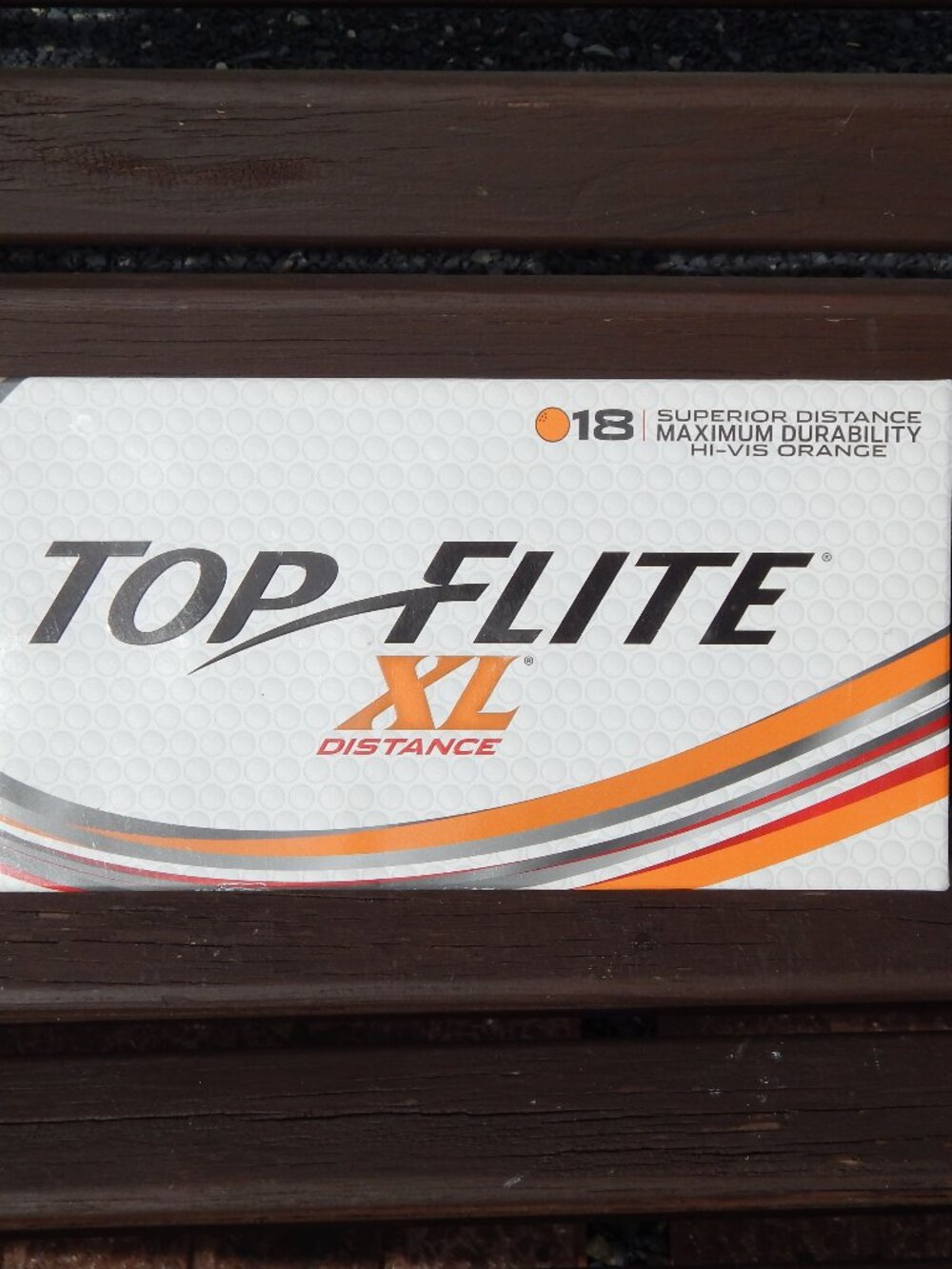 Top Flite XL Distance Golf Balls 18 Pack New HI-VIS Orange